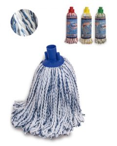 Fregona de microfibra y algodón para suelos de hostelería