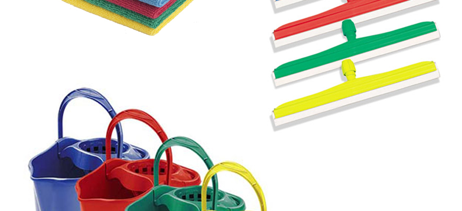 utilies de limpieza codigos de color