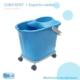 cubo kent con soporte de ruedas