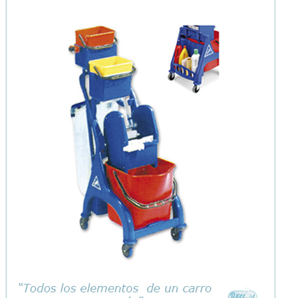 carro limpieza compacto