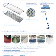 recambio mopa velcro microfibra abrasif