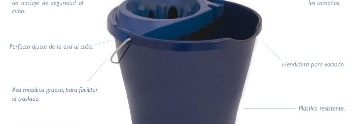cubo redondo stilo 12 litros