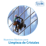 basicos para limpieza de cristales