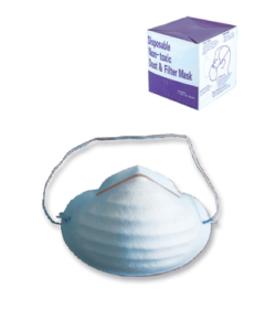 Mascarilla bozal desechable para protección en hospitales y laboratorios