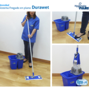 sistema de fregado en plano durawet