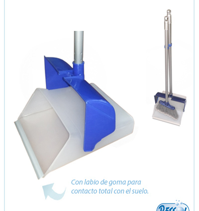 recogedor plegable flexi con escoba