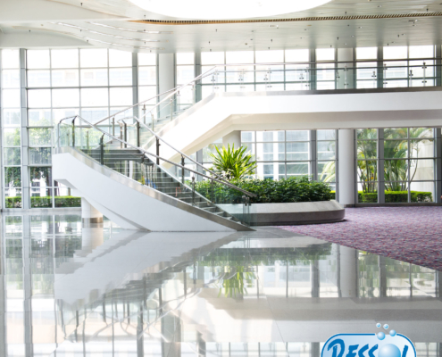 modern architecture of large business conference center
