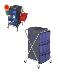 Bolsillos para carro de limpieza X