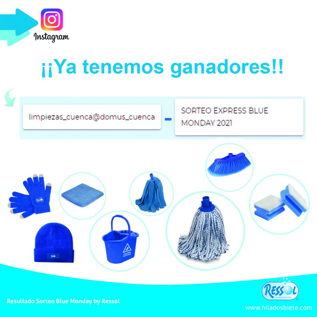 Ganadores Sorteo Blue Monday