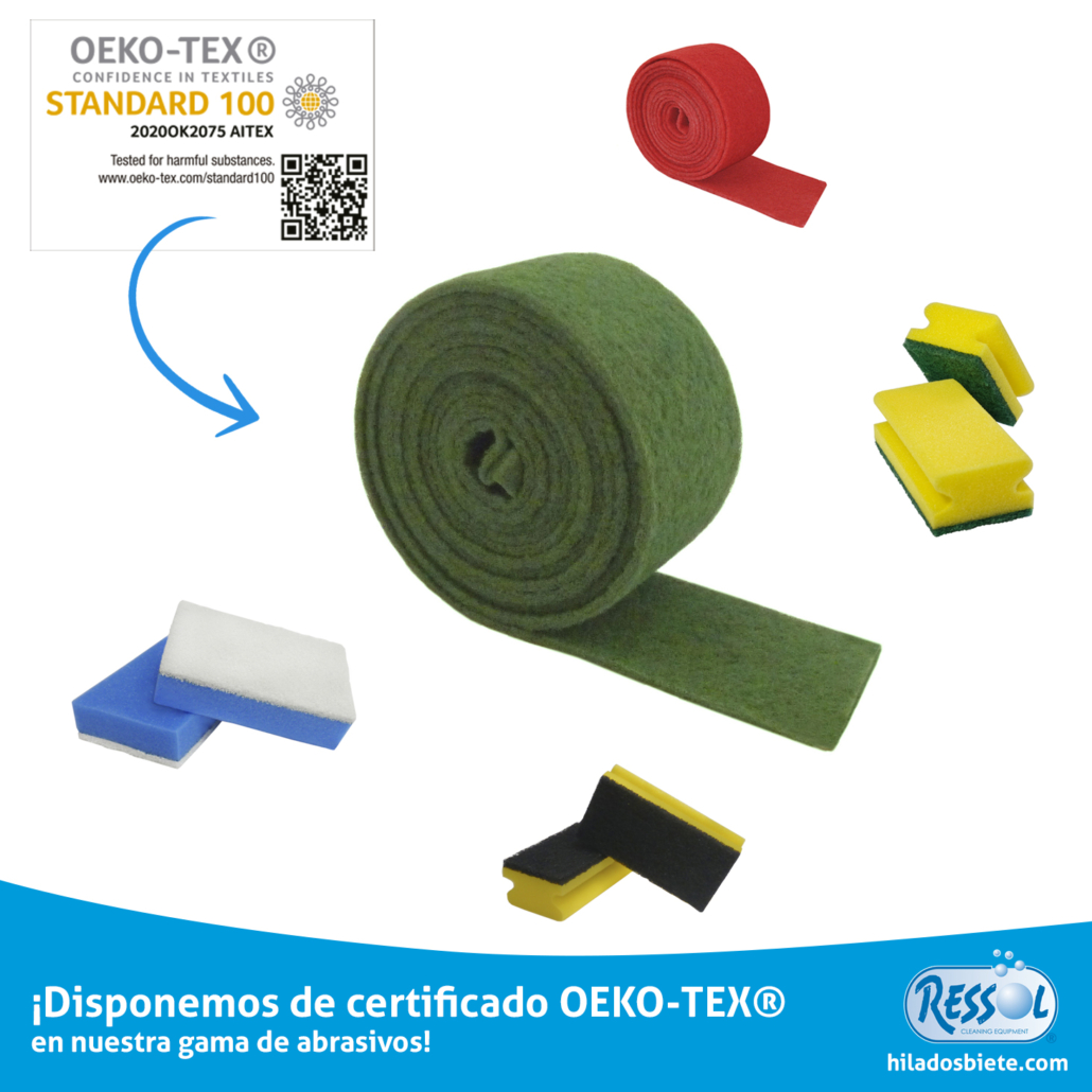 Abrasivos con Certificado OEKO-TEX