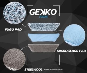 Tampón Fugu Gekko para limpieza de cristales